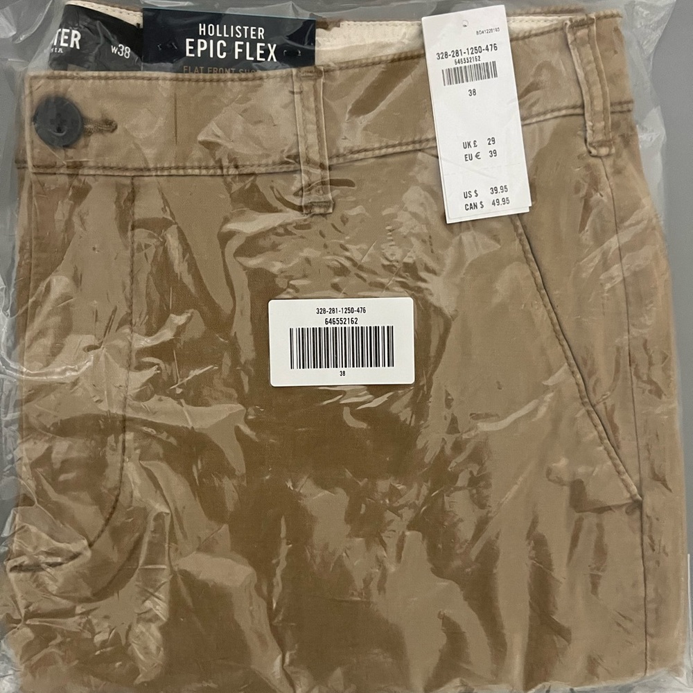 Men’s Hollister 38 Waist Epic Flex 9” Shorts